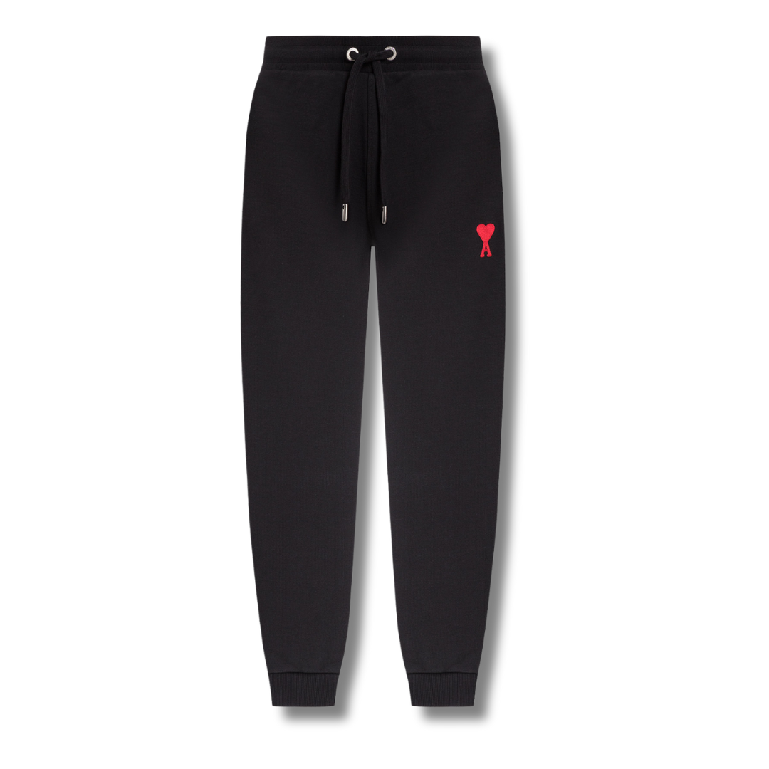 Ami Paris Black Jogging Trousers in S