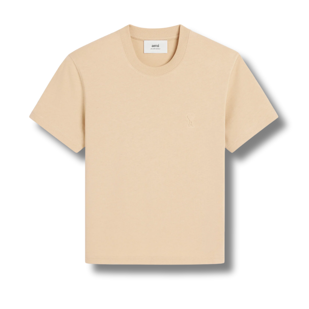 Ami Paris Heavy Cotton Gingembre T-Shirt in XS