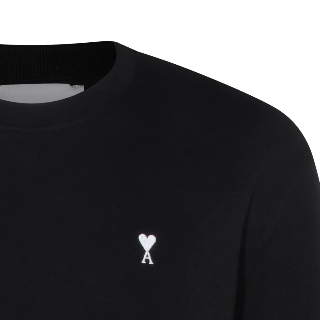 Ami Paris Sweater Black White Logo