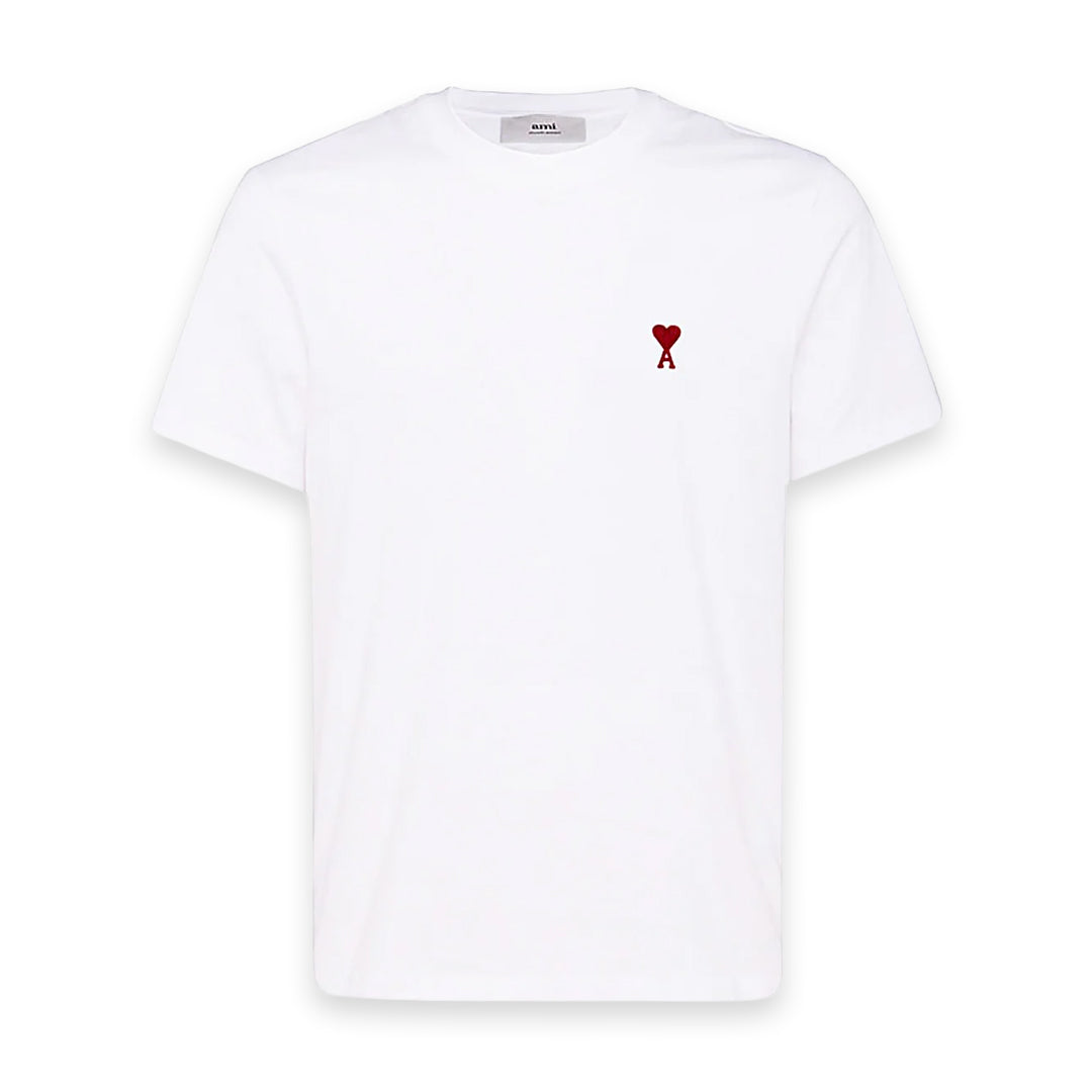 Ami Paris White T-Shirt Regular Fit