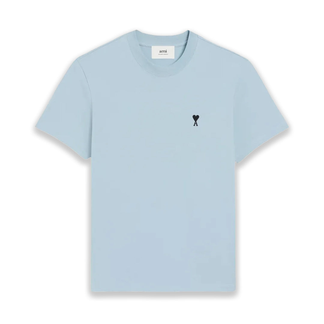 Ami Paris Ciel Blue T-Shirt Regular Fit