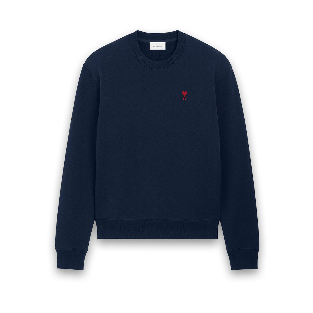 Ami Paris Sweater Navy Blue in XS