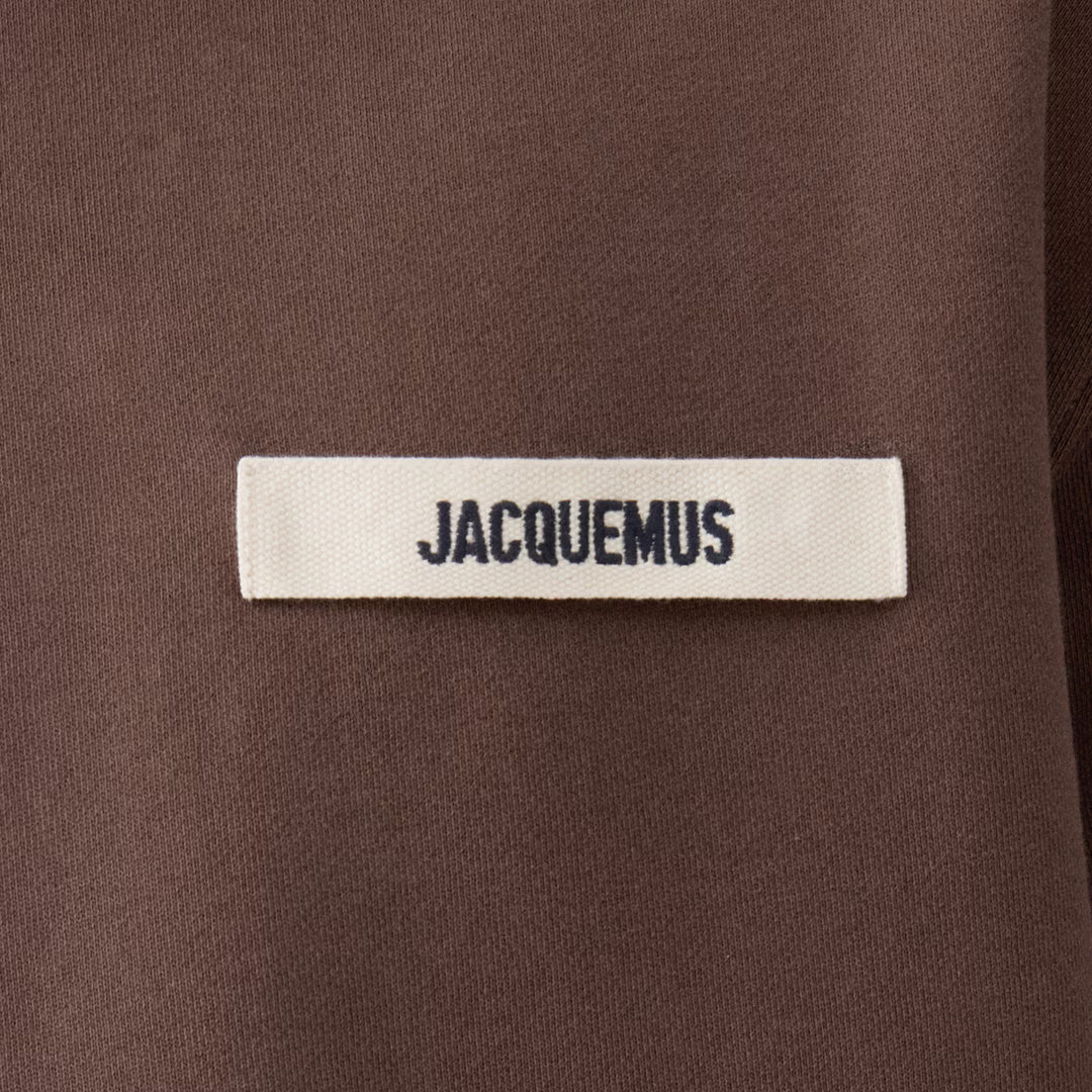 Jacquemus Gros Grain Sweater Dark Brown in XS