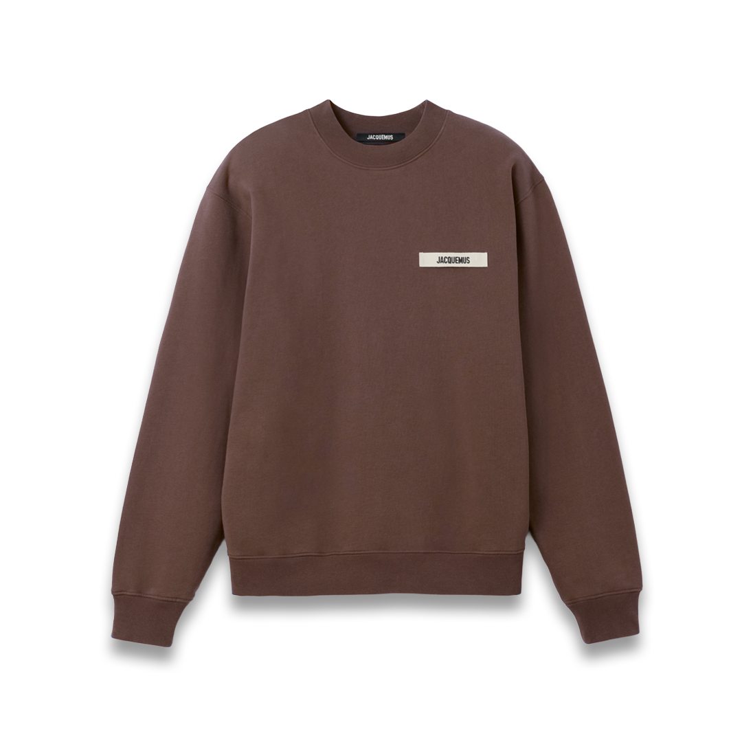 Jacquemus Gros Grain Sweater Dark Brown in XS