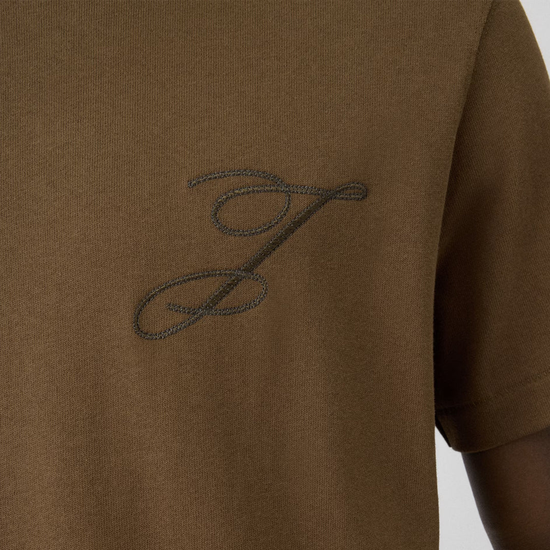 Jacquemus Cursive T-Shirt Khaki