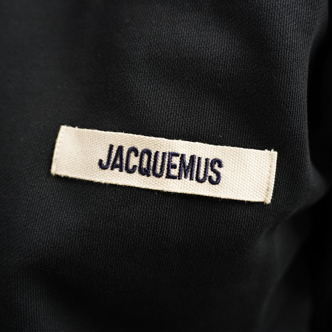 Jacquemus Gros Grain Hoodie Black in XS
