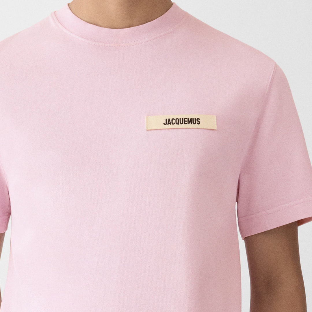 Jacquemus T-Shirt Gros Grain Pink