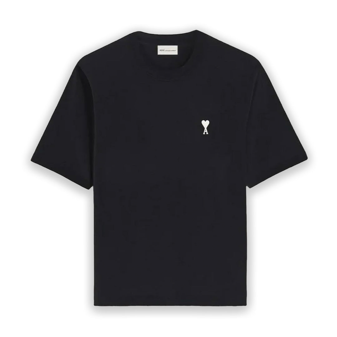 Ami Paris Black T-Shirt Place des Victoires