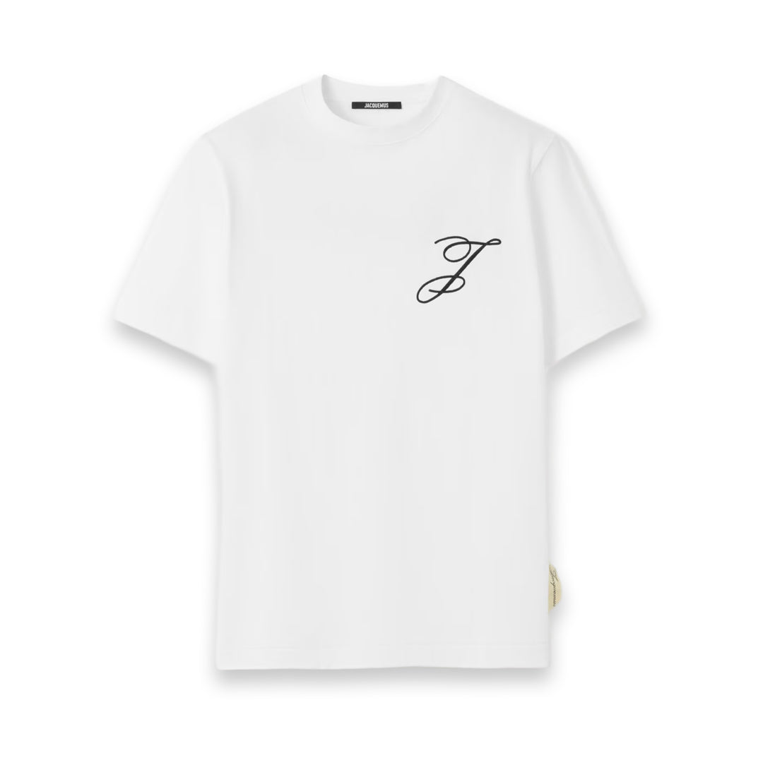Jacquemus Cursive T-Shirt White