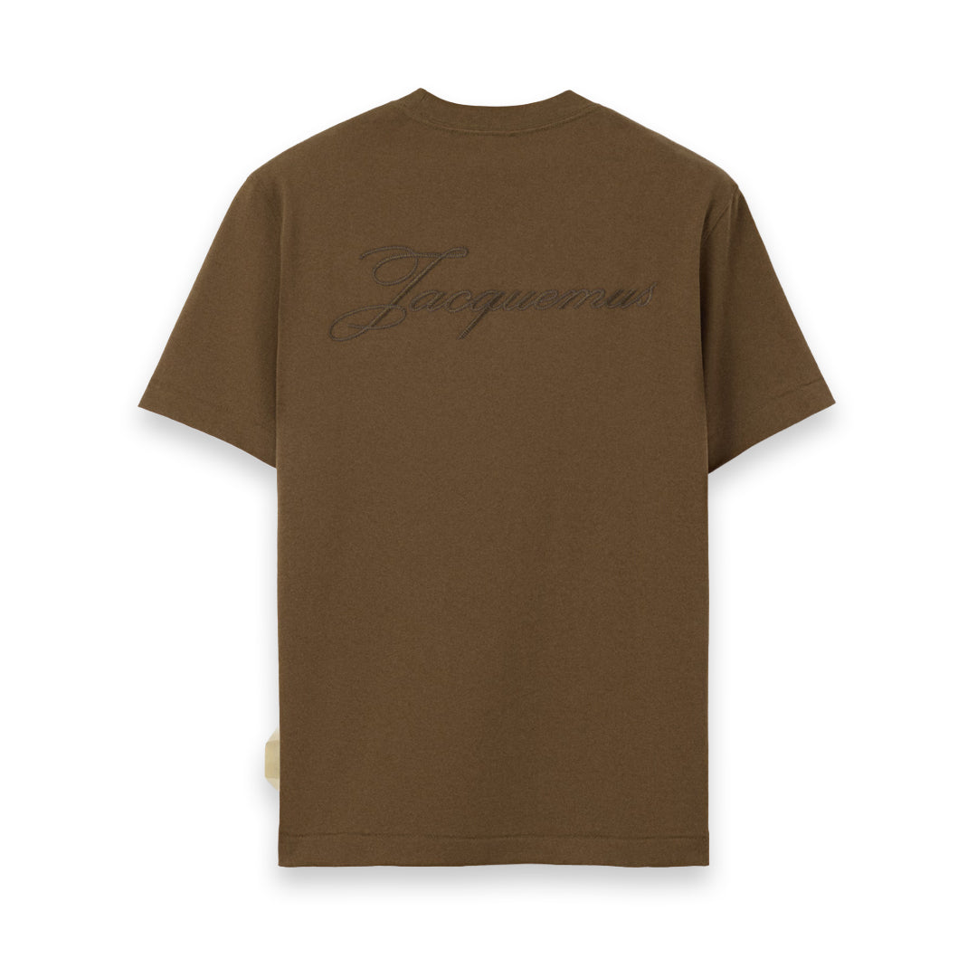 Jacquemus Cursive T-Shirt Khaki