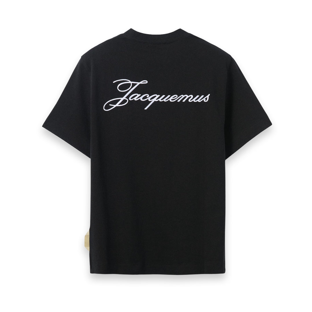 Jacquemus Cursive T-Shirt Black