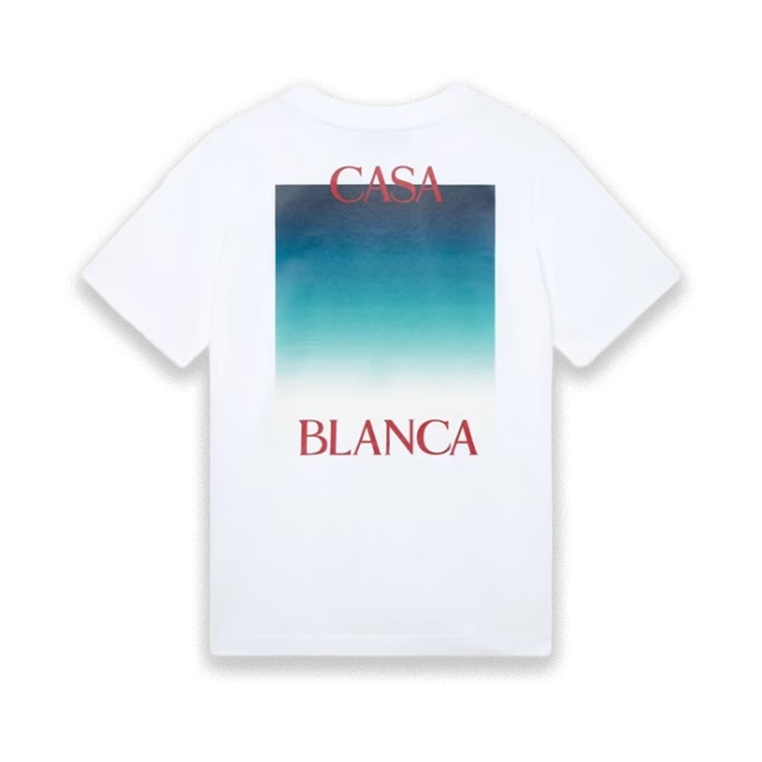 Casablanca Gradient White T-Shirt