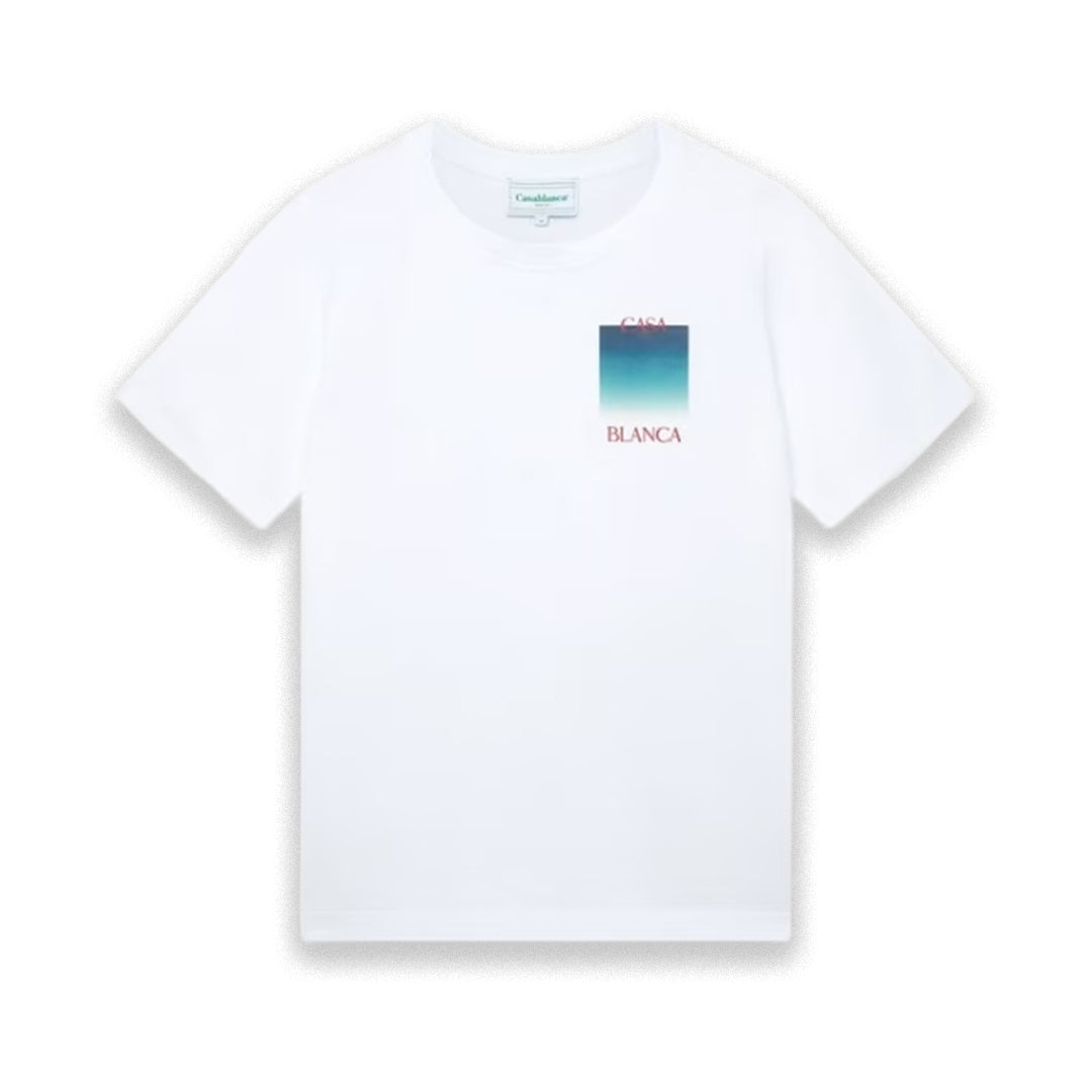 Casablanca Gradient White T-Shirt