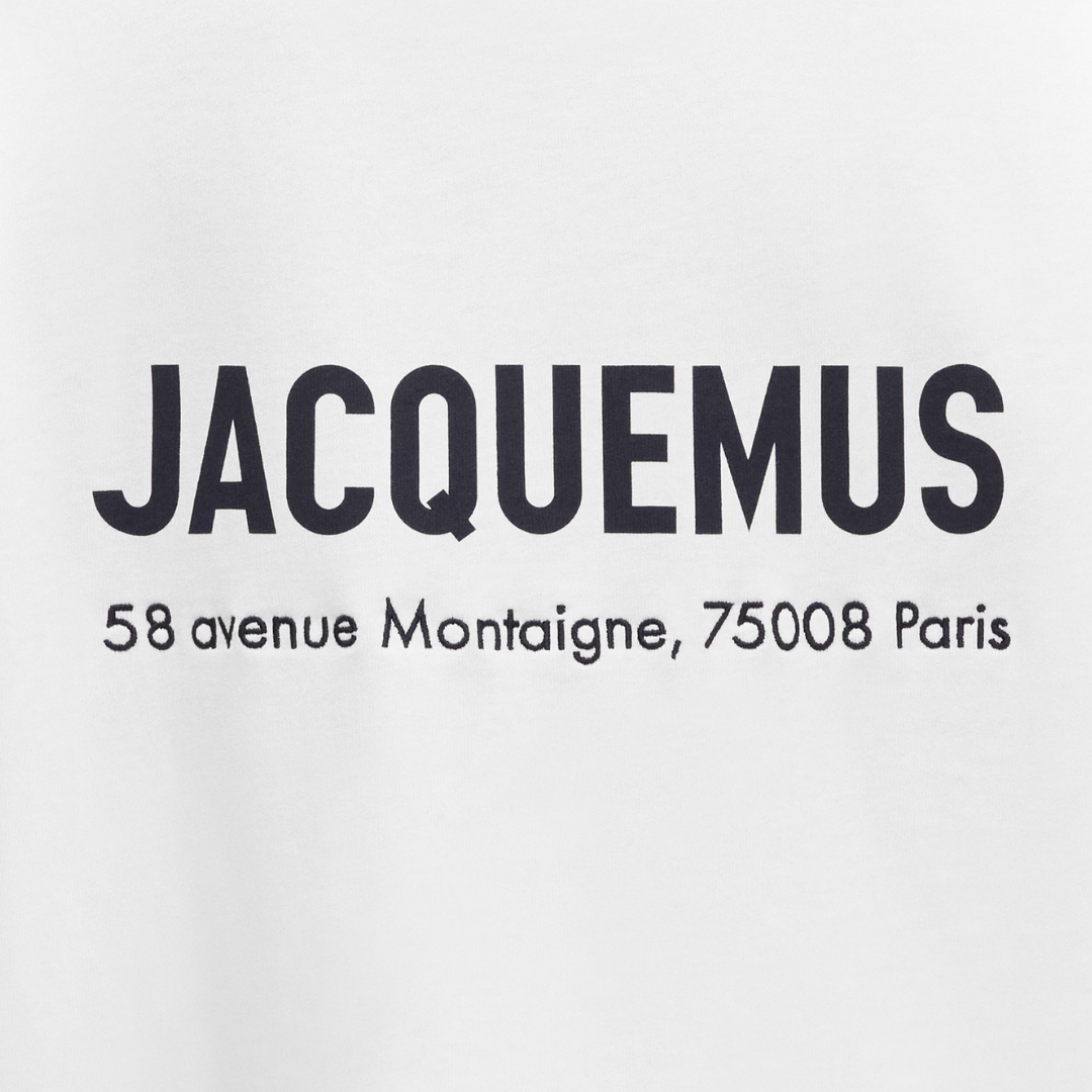 Jacquemus Paris Montaigne T-shirt White