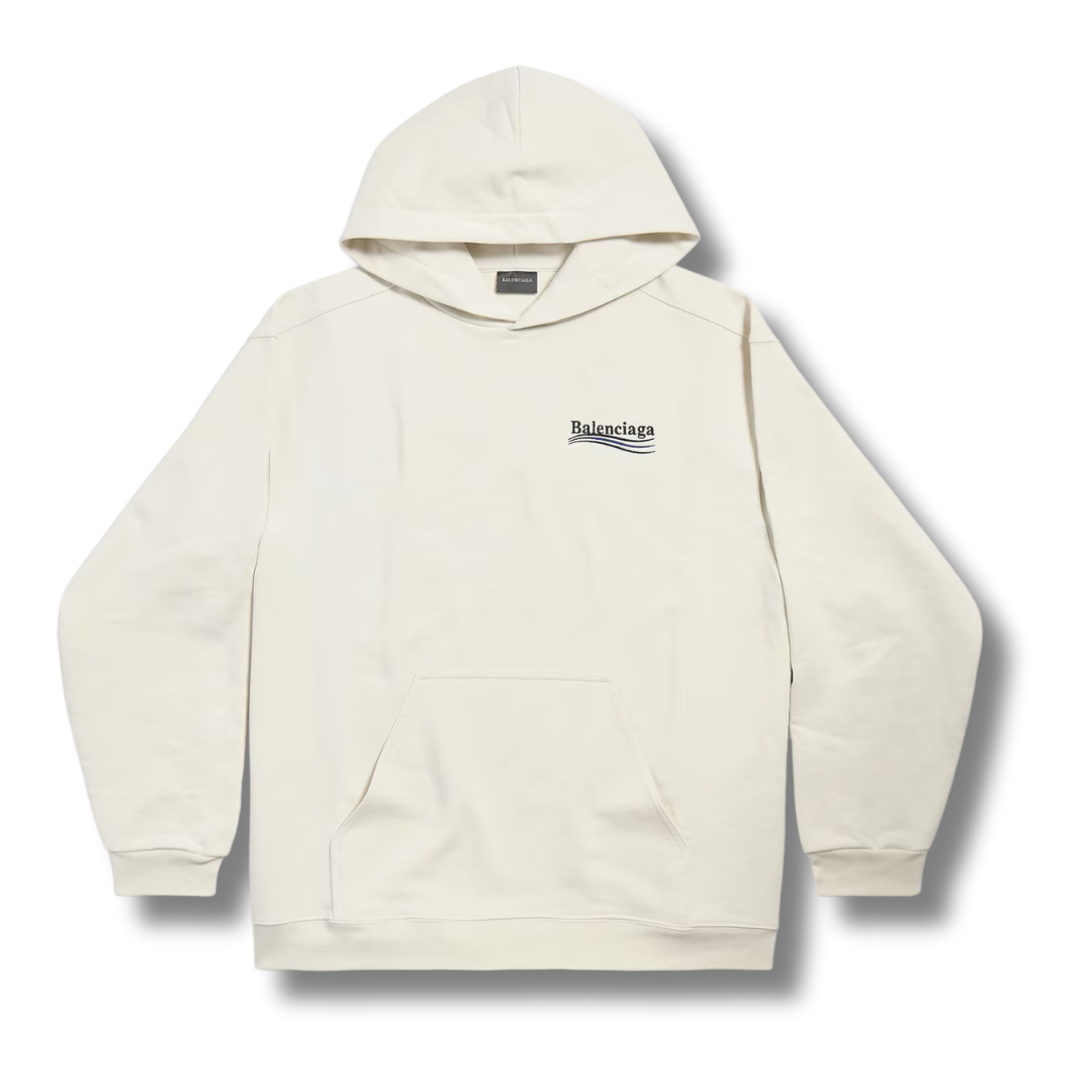 Balenciaga Ecru Hoodie in XXS