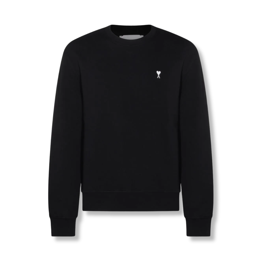 Ami Paris Sweater Black White Logo