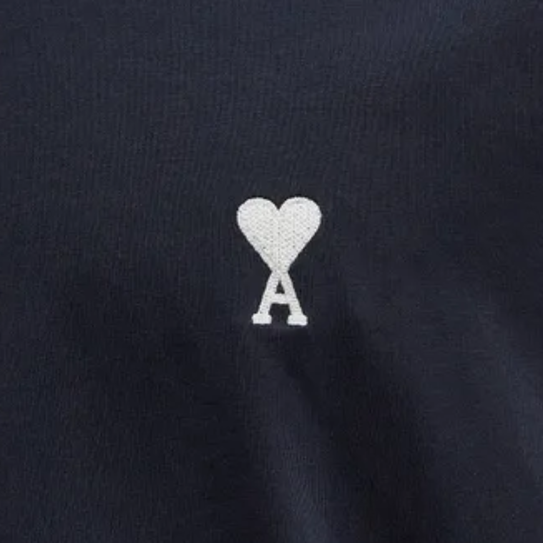 Ami Paris T-Shirt Nautic Blue in XS