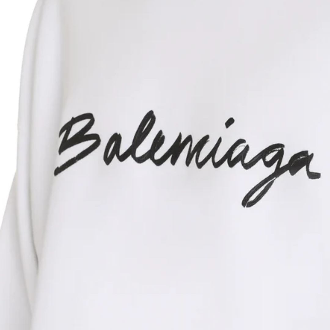 Balenciaga White Sweater in XS