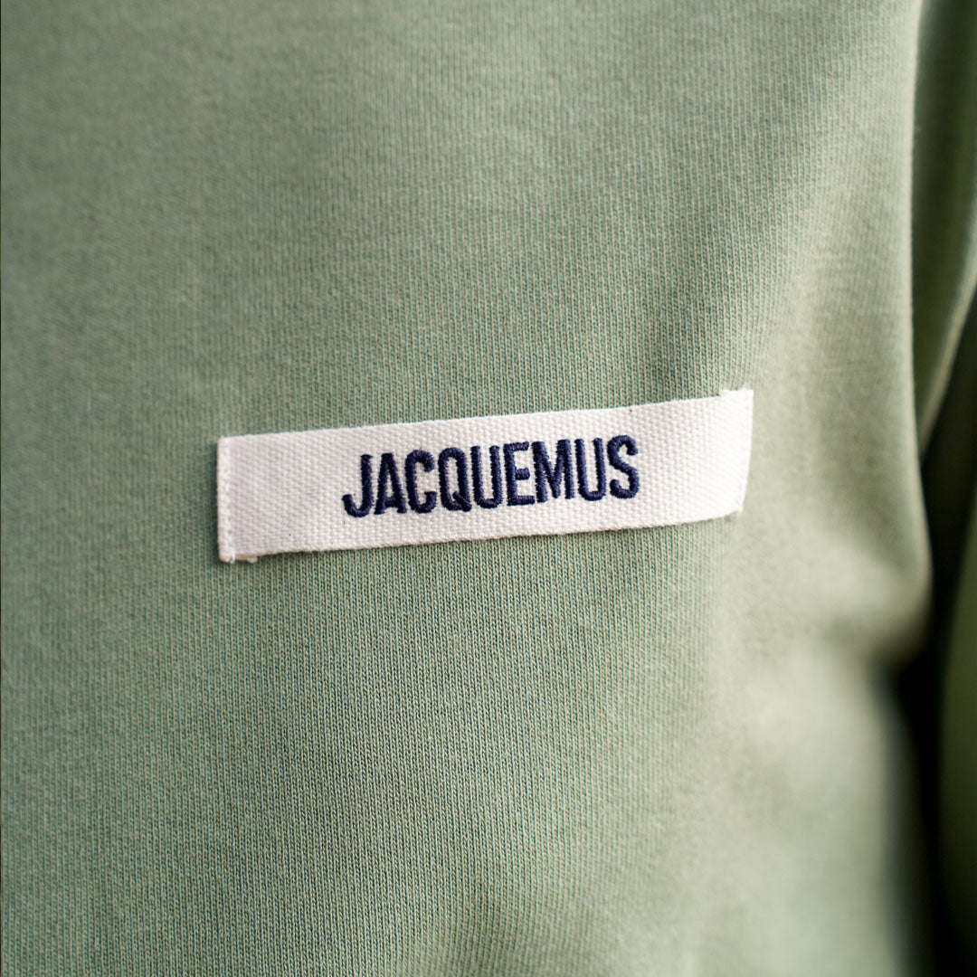 Jacquemus T-Shirt Gros Grain Light Green in XS
