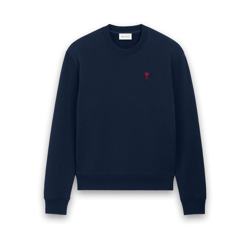Ami Paris Sweater Navy Blue in XS