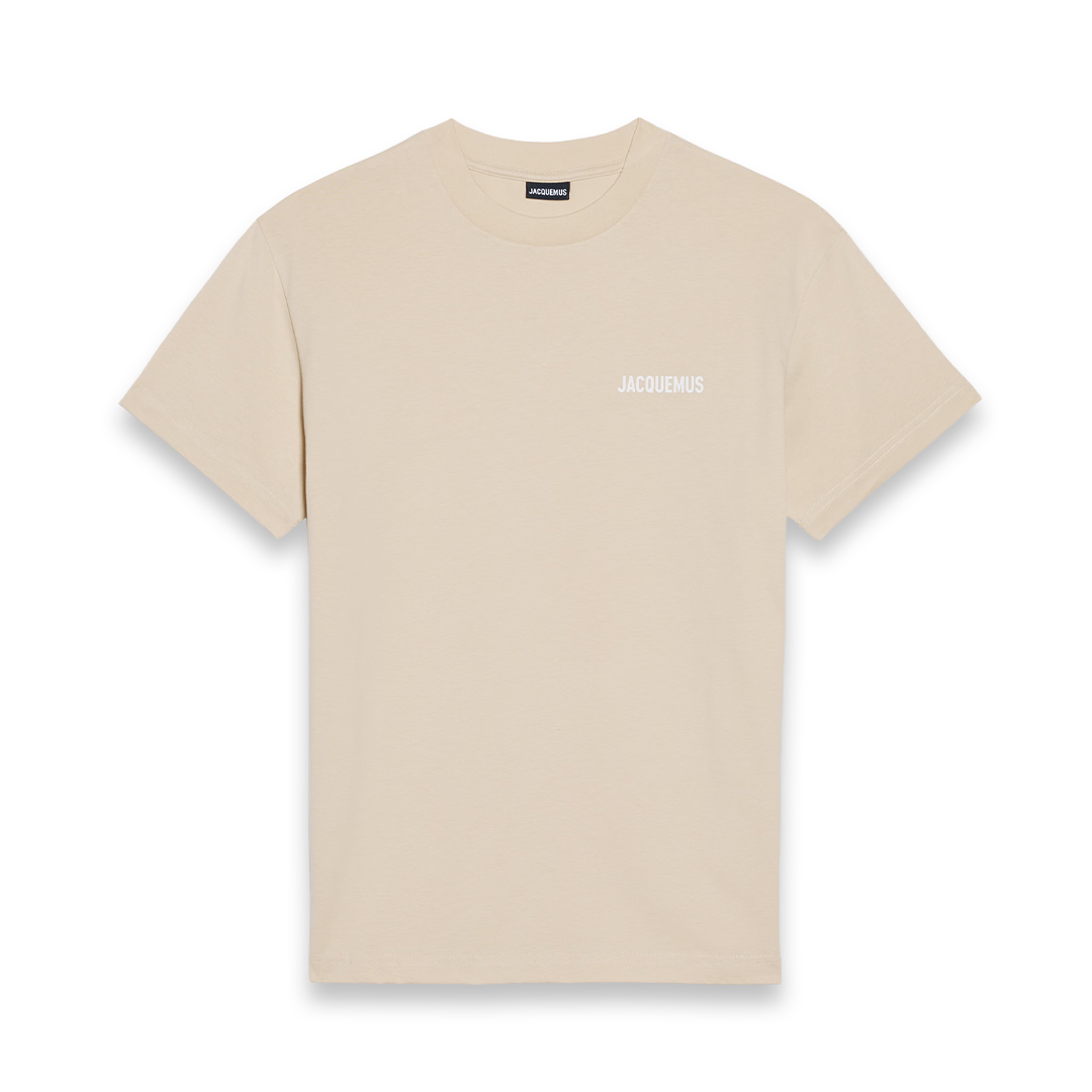 Jacquemus T-shirt Logo Light Beige in XS