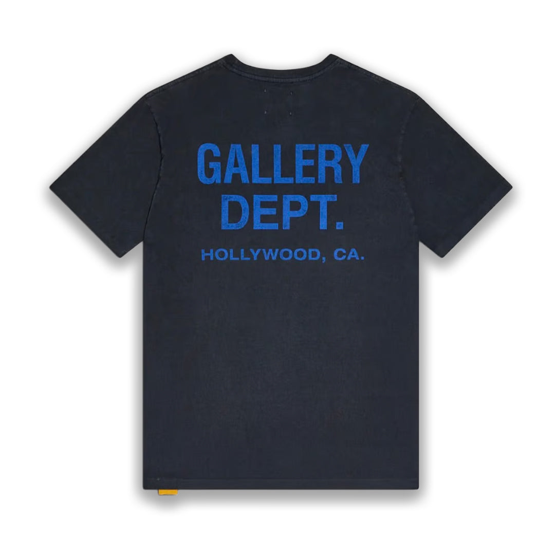 Gallery Dept Black Blue T-Shirt