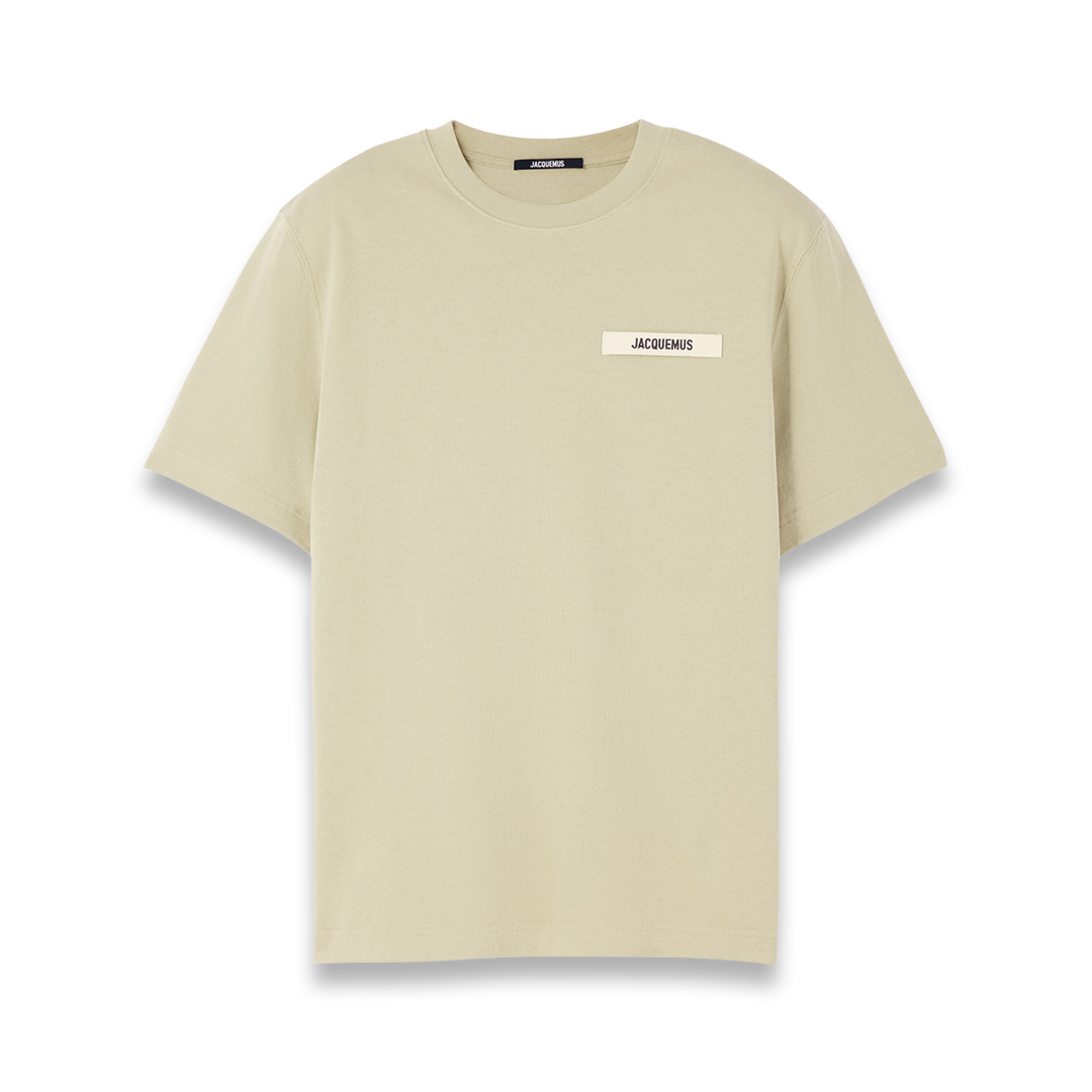 Jacquemus T-Shirt Gros Grain Light Khaki in XS