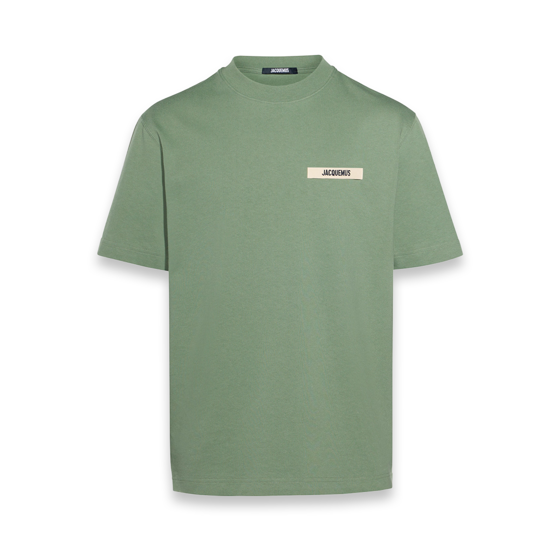 Jacquemus T-Shirt Gros Grain Light Green in XS