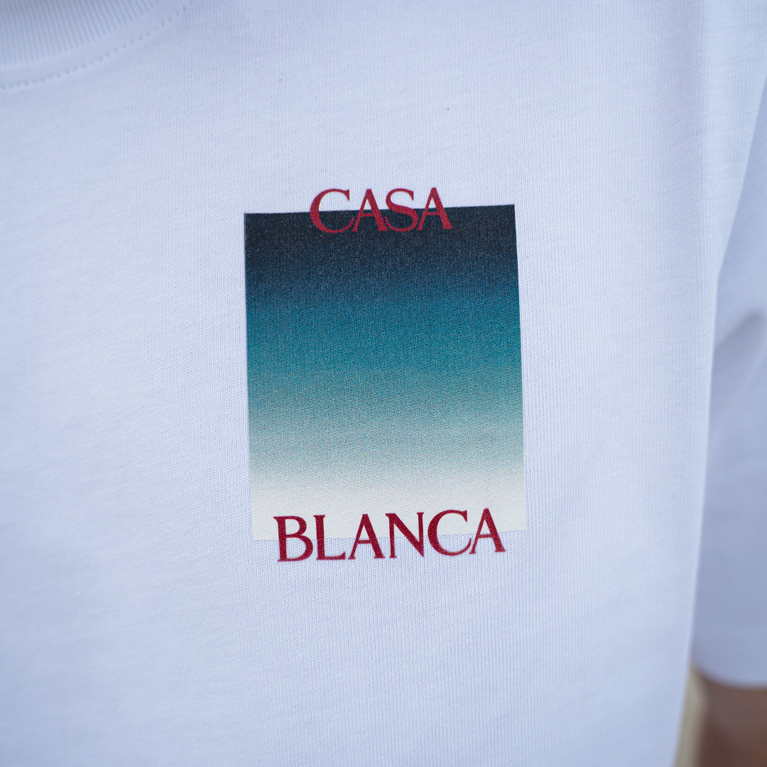 Casablanca Gradient White T-Shirt